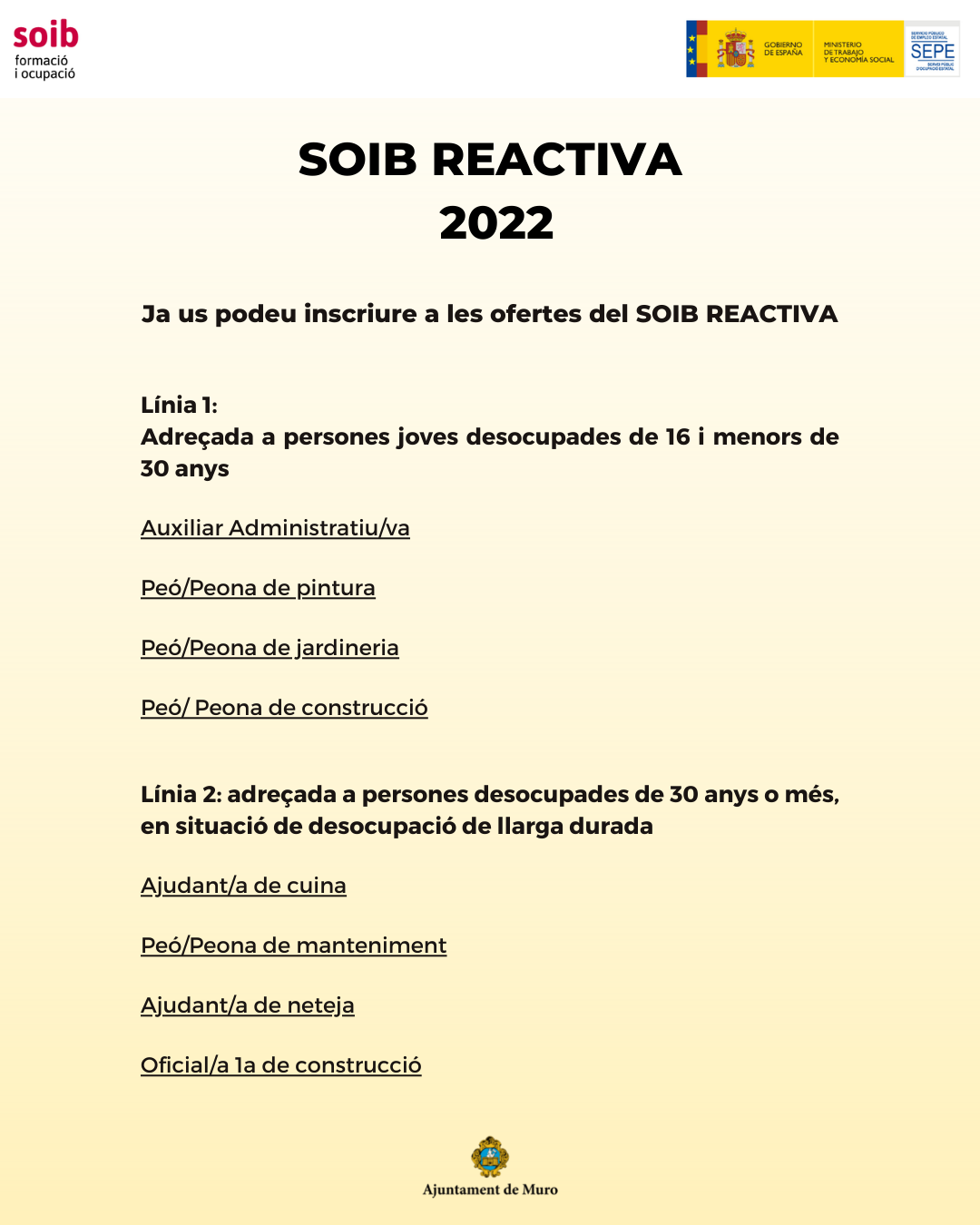 SOIB REACTIVA 2022