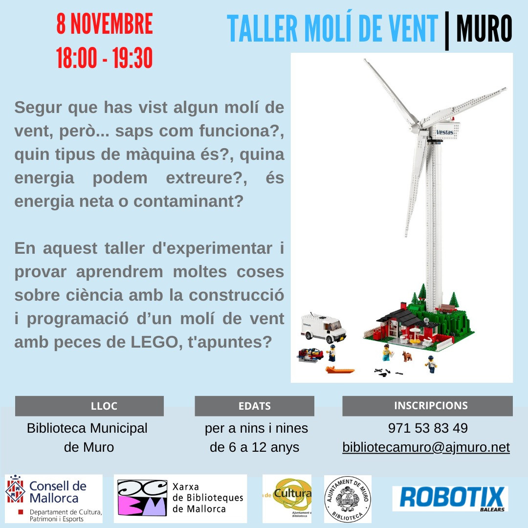 Taller de molí de vent 