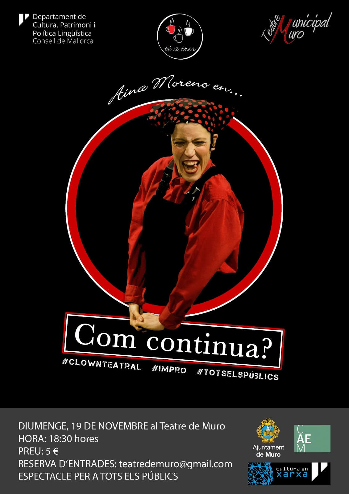 Espectacle còmic-teatral interactiu 'Com continua?' 