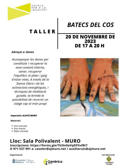 Taller: Batecs del cos