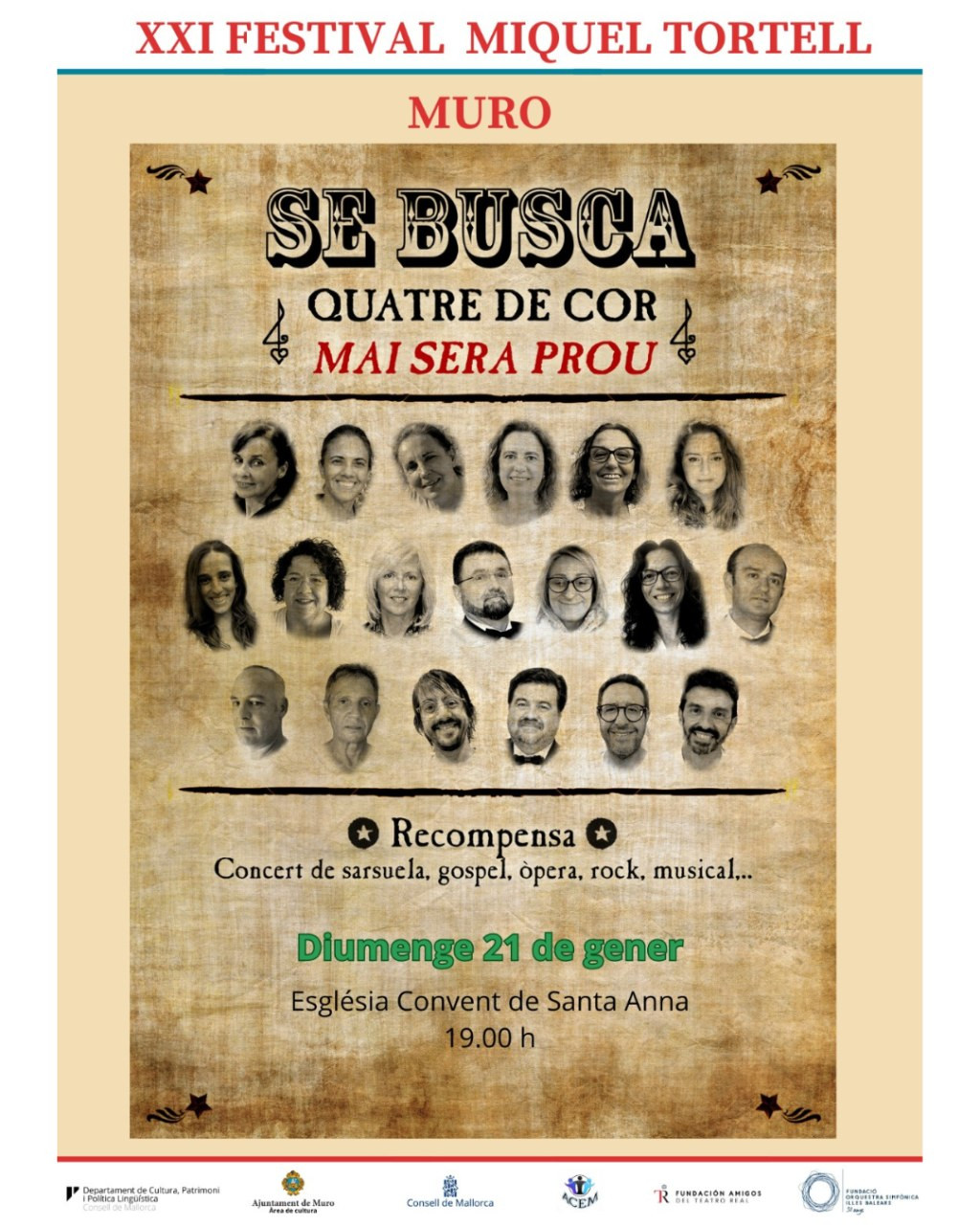 Concert de Grup Vocal Quatre de Cor