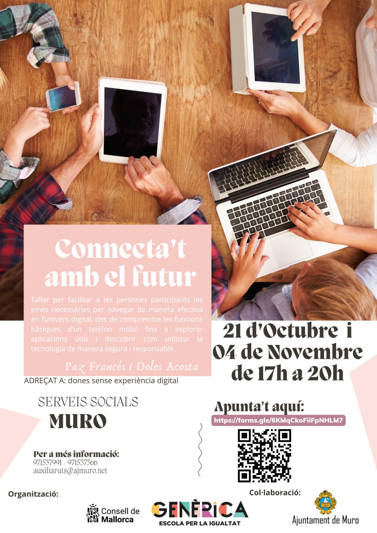 Taller dirigit a Dones sense experiència digital