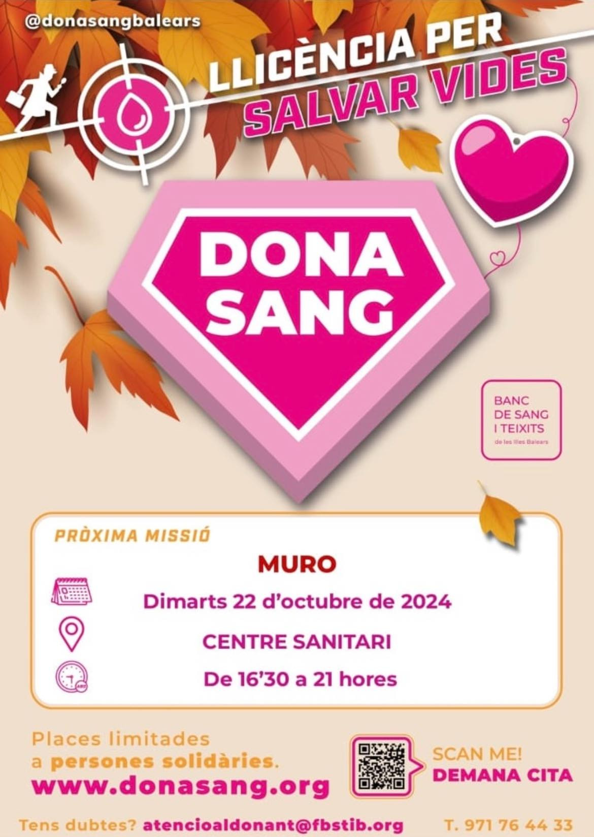 Campanya donació de sang a Muro
