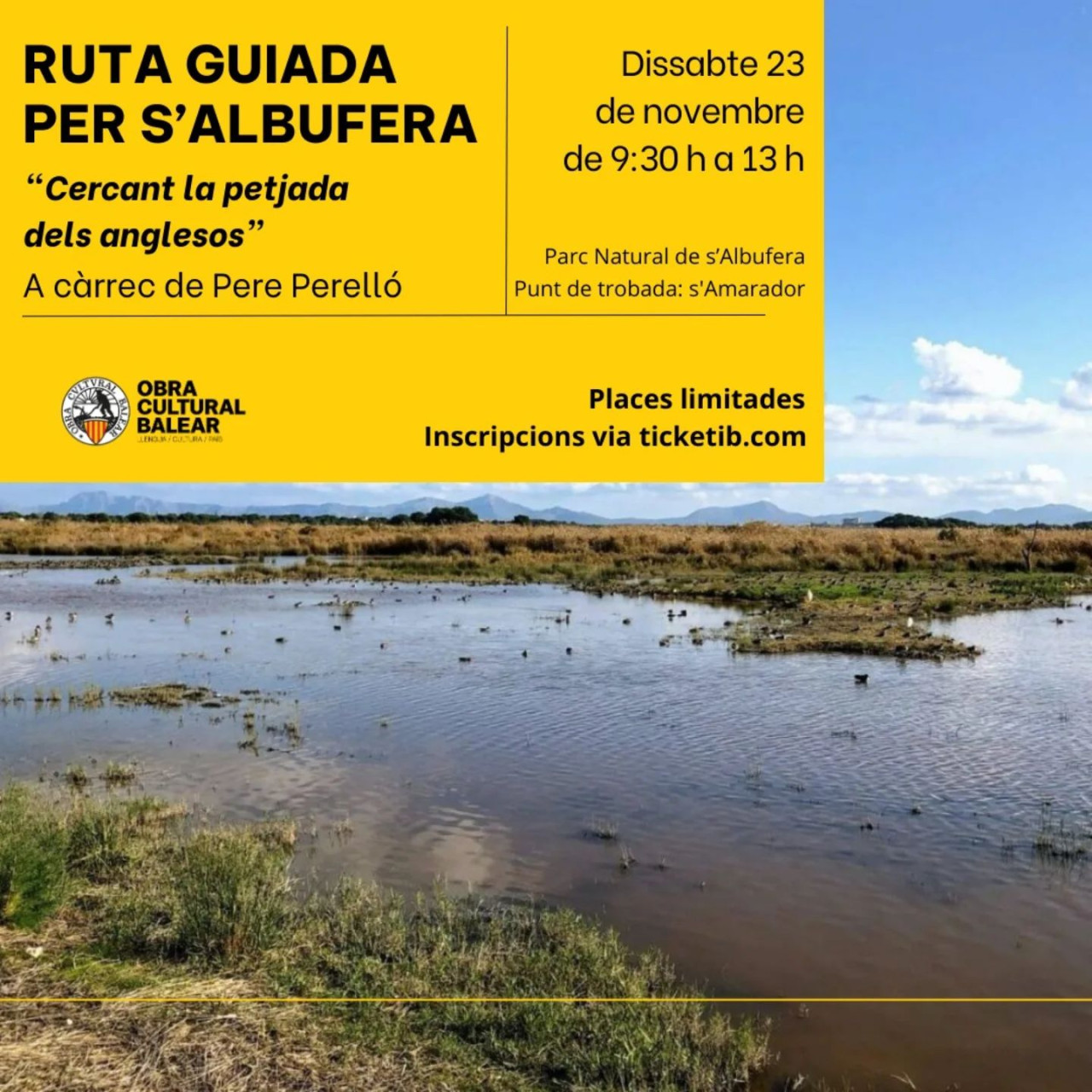 RUTA GUIADA "CERCANT LA PETJADA DELS ANGLESOS"