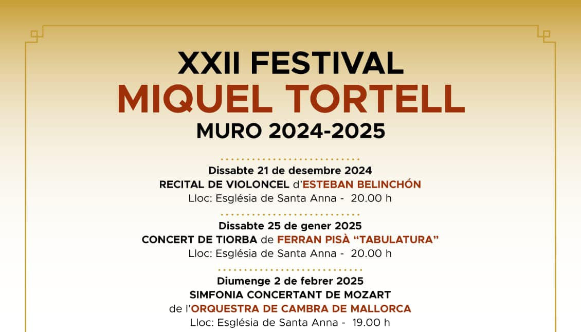 XXII Festival Miquel Tortell