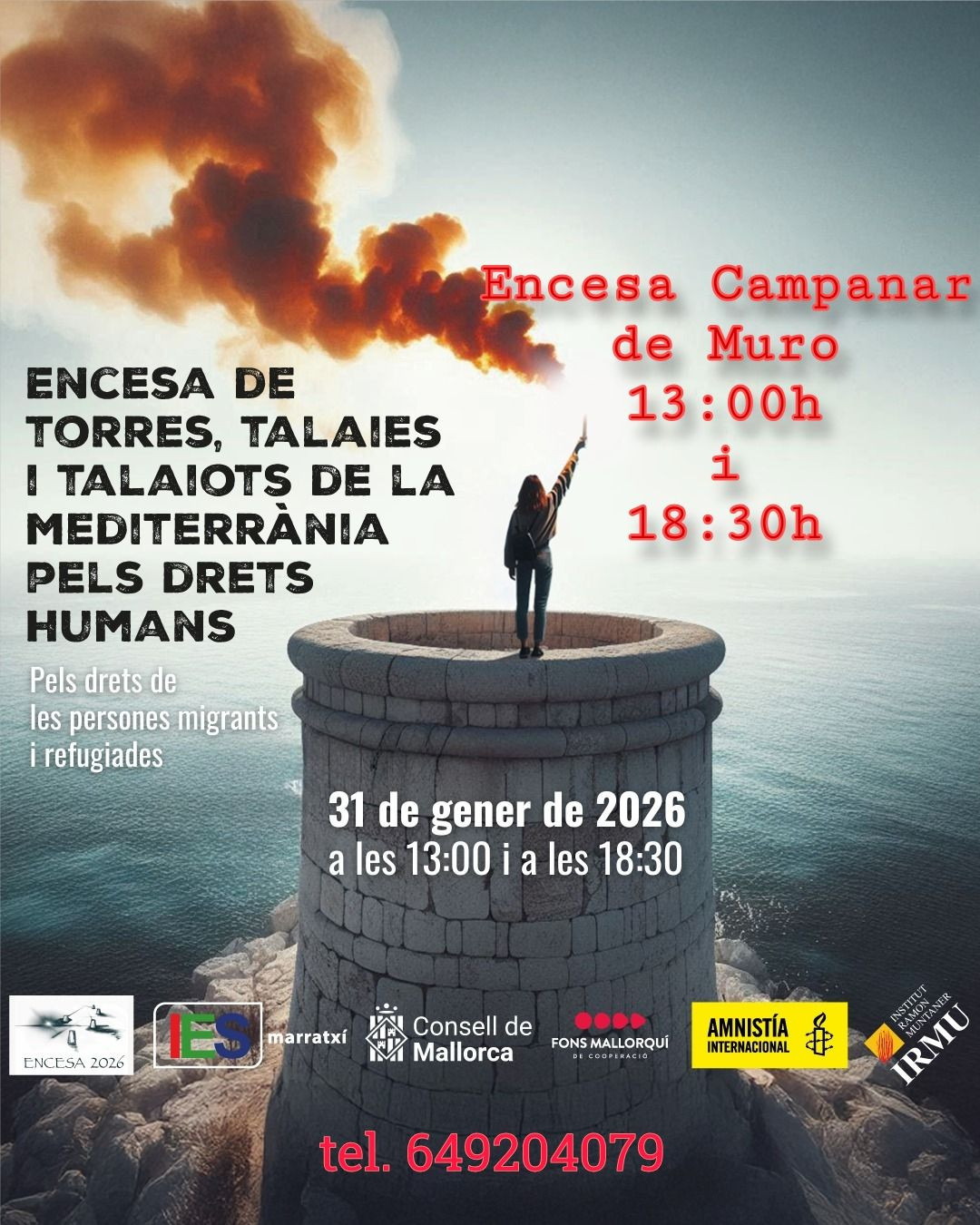 Encesa de torres, talaies i talaiots pels Drets Humans