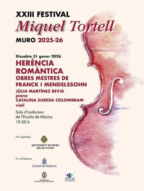 XXIII Festival Miquel Tortell – Muro 2025-26