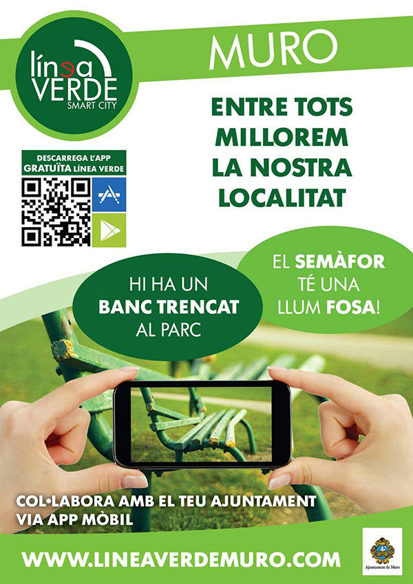El servei de Línia Verda amb la APP Mòbil ha rebut més de 1.000 incidències des de 2015