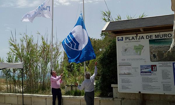 Platja de Muro escenari de l'entrega de les Banderes Blaves de Mallorca