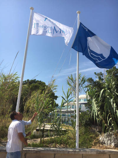 Bandera Azul y simulacro