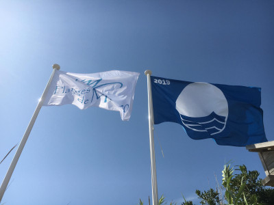 Bandera Azul y simulacro