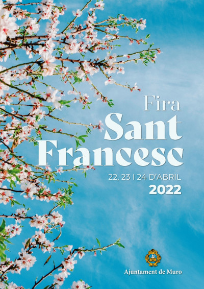 CARTELL FIRA SANT FRANCESC 2022 MURO