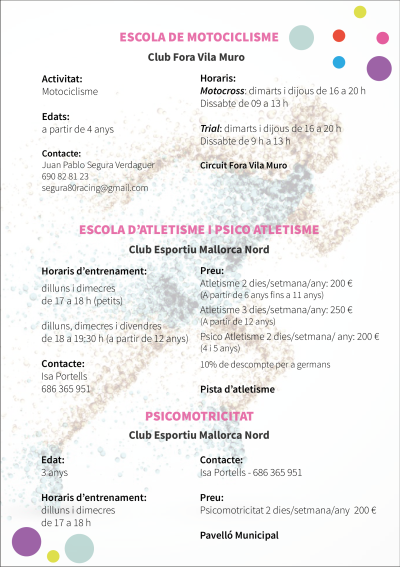 ESCOLES ESPORTIVES 2022-2023