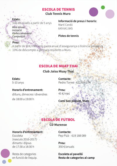 ESCOLES ESPORTIVES 2022-2023