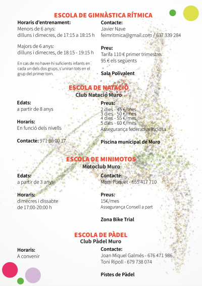 ESCOLES ESPORTIVES 2022-2023