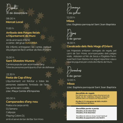 Programa festes de Nadal 