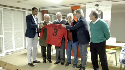 Visita dels jugadors del RC Mallorca a Muro	