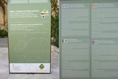 L'Ajuntament senyalitza el conjunt monumental de Muro​​​​​​​​