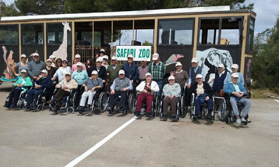 Els nostres majors de la Residència Reina Sofia van anar ahir d'excursió al Safari Zoo Sa Coma