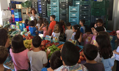 Els alumnes del Col·legi Sant Francesc d’Assís visiten els comerços de Muro