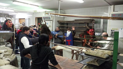 Muro va celebrar la vigília de Sant Antoni durant tot el dia.