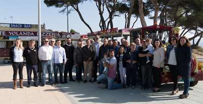 Presenten a Platja de Muro el primer tren turístic amb gas natural d'Europa