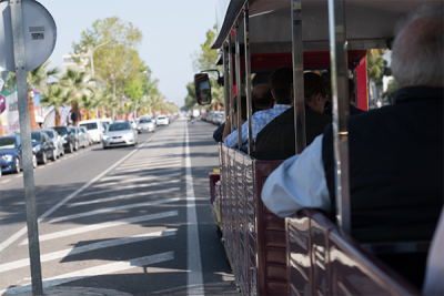 Presenten a Platja de Muro el primer tren turístic amb gas natural d'Europa
