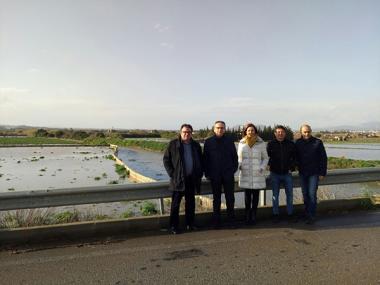 Visita de la presidenta Armengol a les zones inundades