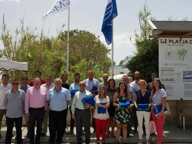 Platja de Muro escenari de l'entrega de les Banderes Blaves de Mallorca
