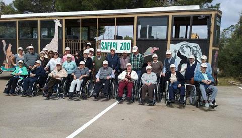 Els nostres majors de la Residència Reina Sofia van anar ahir d'excursió al Safari Zoo Sa Coma